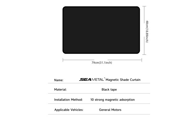 Image of $28.95 for a 4-Piece Magnetic Car Shades Set (a $59.99 Value)