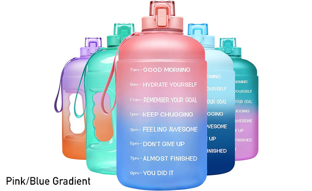 Image of $35 for a Large 1 Gallon Motivational Water Bottle (a $55 Value)