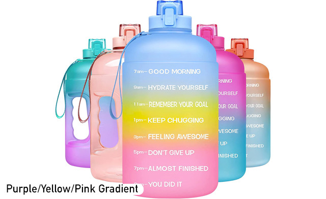 Image of $35 for a Large 1 Gallon Motivational Water Bottle (a $55 Value)