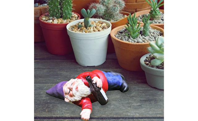 Image of $20.95 for a 4-Piece Mini Drunk Garden Gnome Set (a $49 Value)