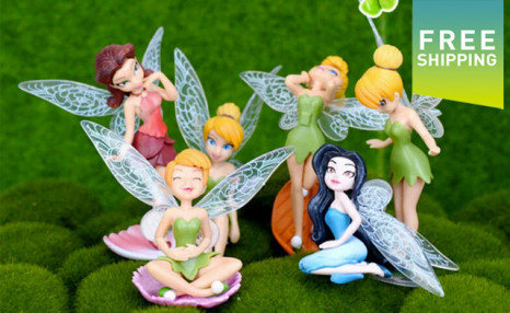 $23.95 for a 6-Piece Flower Fairy Garden Set (a $49.99 Value) $23.95 for a 6-Piece Flower Fairy Garden Set (a $49.99 Value)