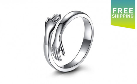 $25.95 for a Sterling Silver Hug Ring (a $54.99 Value) $25.95 for a Sterling Silver Hug Ring (a $54.99 Value)