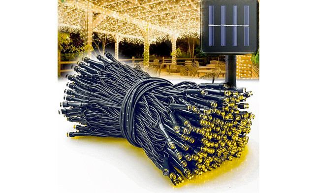Image of $27.66 for 100 LED Outdoor Solar String Lights - 12 Meters (an $84 Value)