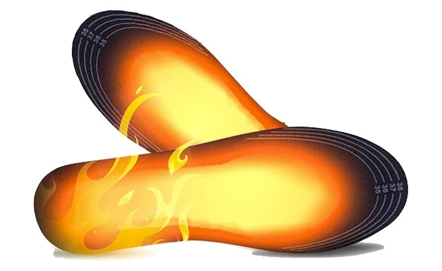 Image of $19.95 for a USB Electric Heated Black Shoe Insoles (a $39 Value)