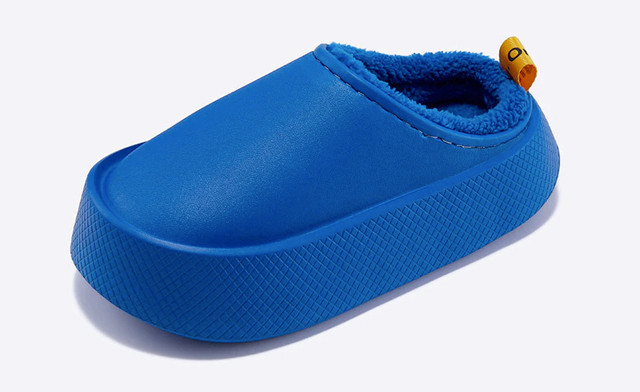 Image of $45 for Fuzzy Platform Slippers (a $99 Value)