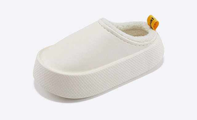 Image of $45 for Fuzzy Platform Slippers (a $99 Value)