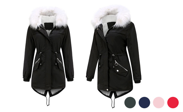 Image of $74.95 for a Women's Fleece Lined Winter Coat (a $199 Value)