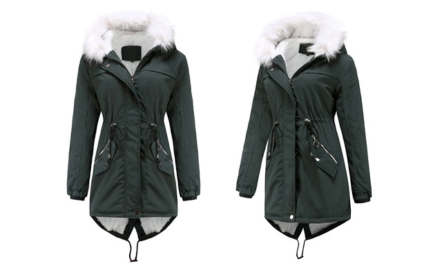 Image of $74.95 for a Women's Fleece Lined Winter Coat (a $199 Value)