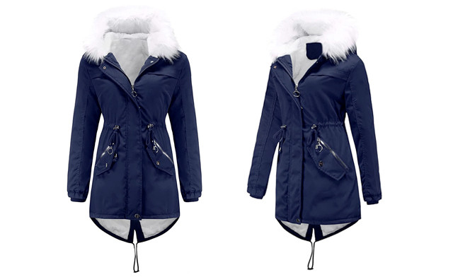 Image of $74.95 for a Women's Fleece Lined Winter Coat (a $199 Value)