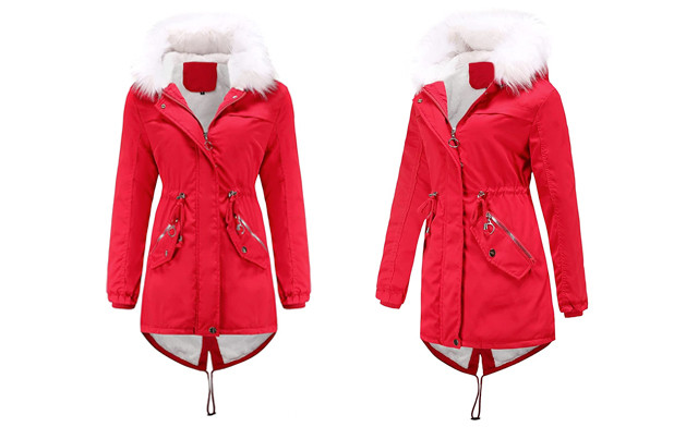 Image of $74.95 for a Women's Fleece Lined Winter Coat (a $199 Value)