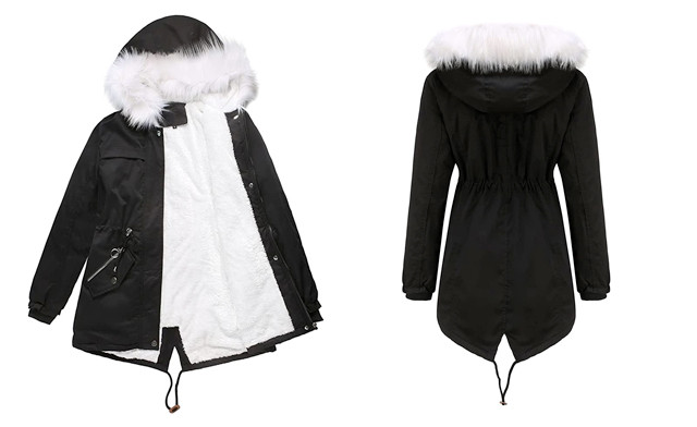 Image of $74.95 for a Women's Fleece Lined Winter Coat (a $199 Value)