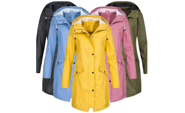 Image of $34.95 for a Women's Waterproof Raincoat (a $129 Value)