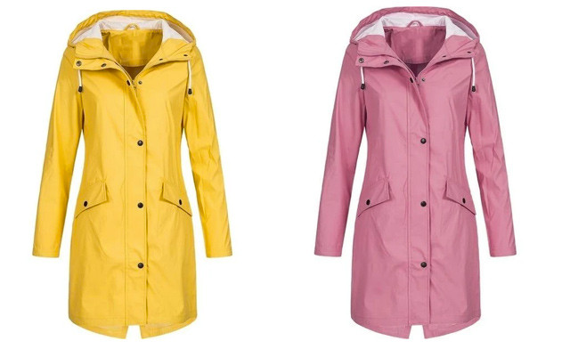 Image of $34.95 for a Women's Waterproof Raincoat (a $129 Value)