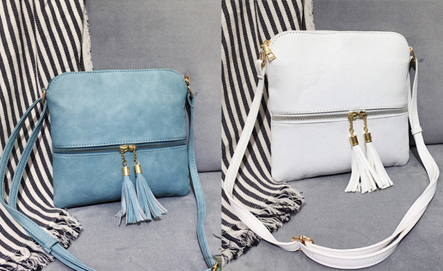 Image of $25.95 for a Tassel Charm Crossbody Bag (a $67.99 Value)