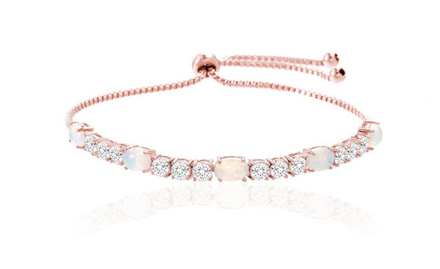 Up to 81% off a Fiery Opal Tennis Bracelet Up to 81% off a Fiery Opal Tennis Bracelet