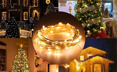 $17.93 for 100 LED Battery Powered Copper Wire Fairy String Lights - 10 Meters (a $48.99 Value) $17.93 for 100 LED Battery Powered Copper Wire Fairy String Lights - 10 Meters (a $48.99 Value)