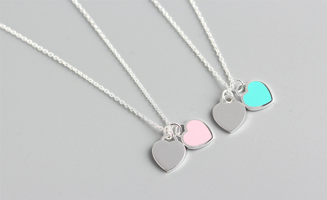 Image of $27.95 for a Sterling Silver Double Heart Pendant Necklace (a $118 Value)