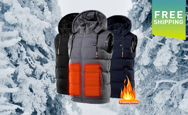 $47.95 for a USB Heated Hooded Vest (a $159 Value)