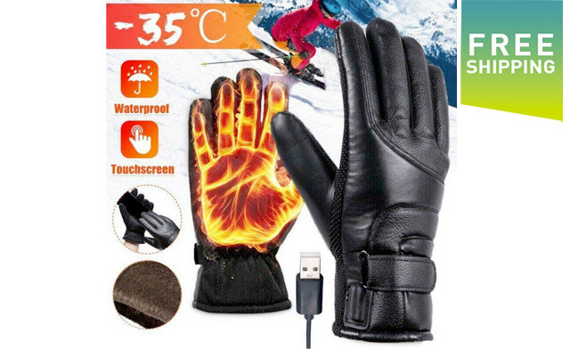 $31.95 for USB Heated Touch Screen Gloves (a $72.50 Value)