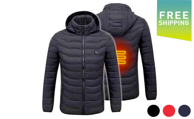 $59.95 for a Men's Waterproof Heated Jacket (a $99.99 Value) $59.95 for a Men's Waterproof Heated Jacket (a $99.99 Value)