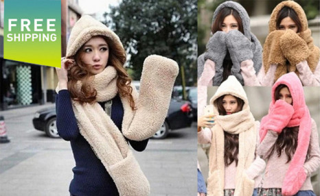 $25 for a Fleece Hooded Scarf (a $44.99 Value) $25 for a Fleece Hooded Scarf (a $44.99 Value)