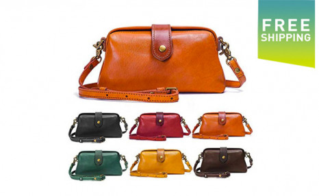 $32.95 for a Genuine Leather Bag (an $89.99 Value) $32.95 for a Genuine Leather Bag (an $89.99 Value)