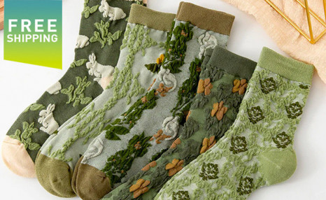 $22.95 for 5 Pairs of Cotton Women's Socks (a $44.95 Value) $22.95 for 5 Pairs of Cotton Women's Socks (a $44.95 Value)
