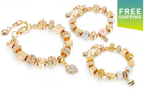 Up to 67% off a Charm Bracelet Up to 67% off a Charm Bracelet