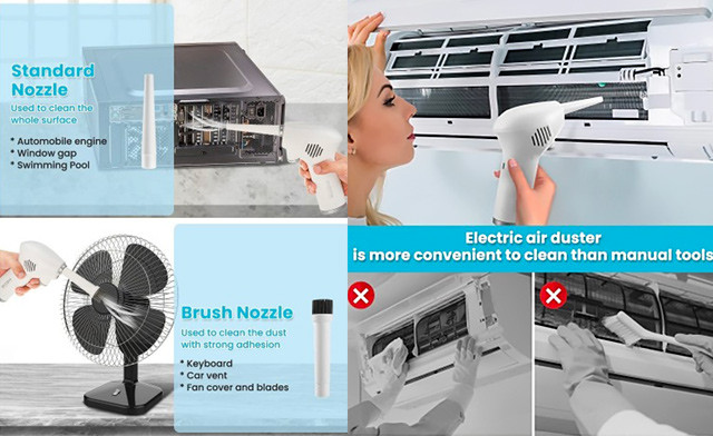 Image of $20.95 for a Mini Cordless Compressed Air Duster (a $49.99 Value)