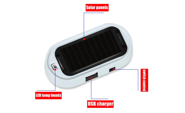 Image of $18 for a Solar Powered Fake Security Alarm (a $35 Value)