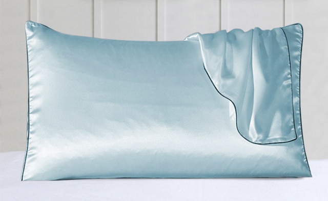 Image of $38.90 for 2 Silk Pillow Cases with Trim (a $110 Value)
