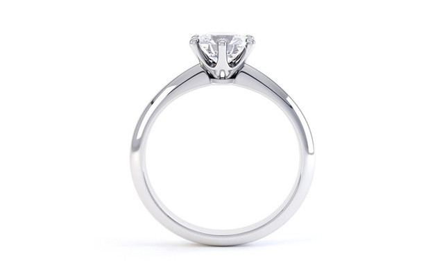 Image of Up to 87% off a Moissanite Engagement Ring + FREE Bracelet