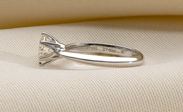 Image of Up to 87% off a Moissanite Engagement Ring + FREE Bracelet