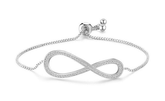 Image of Up to 87% off a Moissanite Engagement Ring + FREE Bracelet