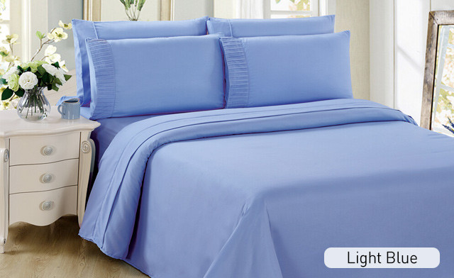 Image of Up to 77% off a Solid Duvet Cover Set