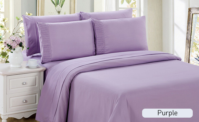 Image of Up to 77% off a Solid Duvet Cover Set