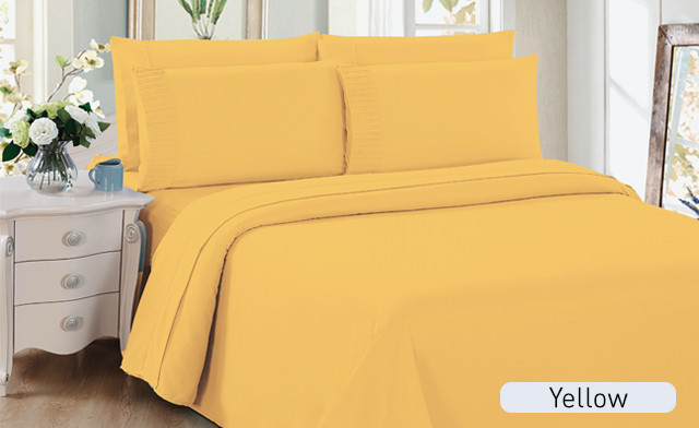 Image of Up to 77% off a Solid Duvet Cover Set