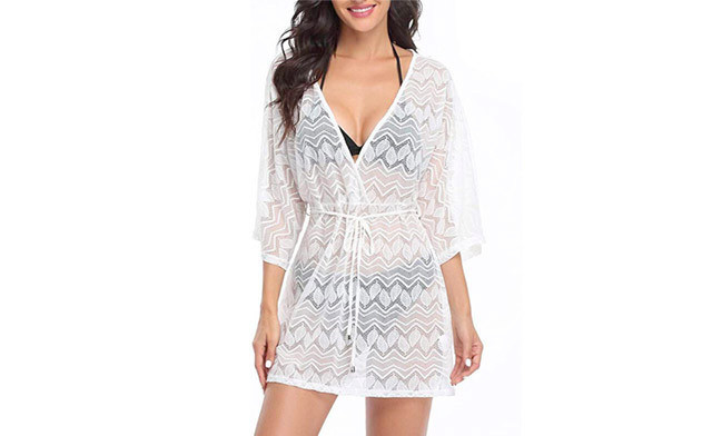 Image of $28.95 for a Lace Bikini Cover-Up Dress (a $65 value)