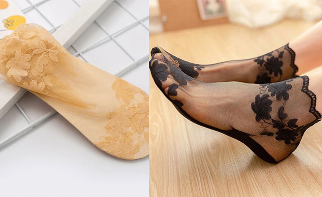 Image of $19.95 for 5-Pairs of Women's Lace Socks (a $35 Value)