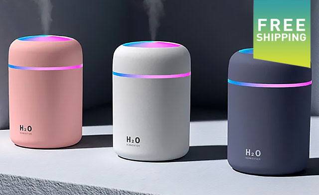 Image of $23.95 for a 300ml Portable Air Humidifier (a $44.99 value)
