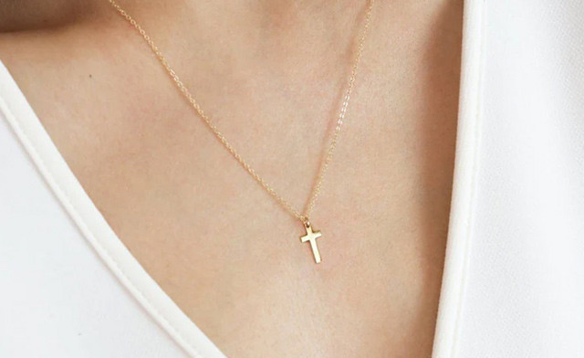 Image of $22.95 for a Women's Sterling Silver Cross Necklace (a 79.99 value)