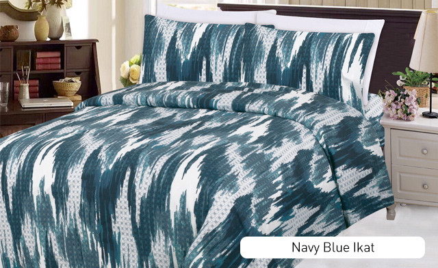 Image of Up to 80% off a Printed Duvet Cover Set