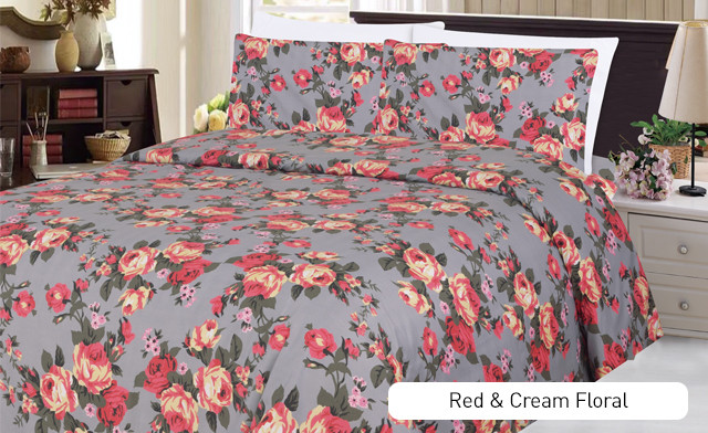 Image of Up to 80% off a Printed Duvet Cover Set