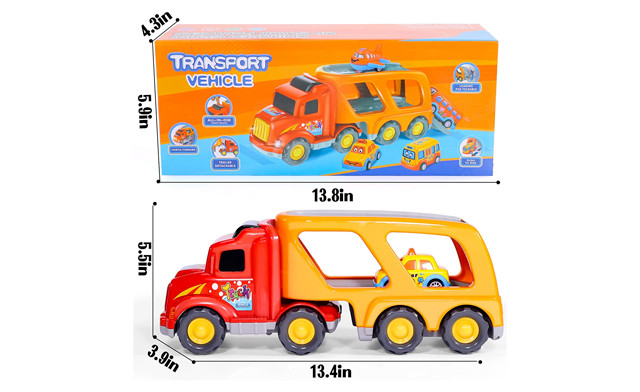 Image of $17.95 for a 5-in-1 Carrier Truck Kids Toy (a $42.99 Value)