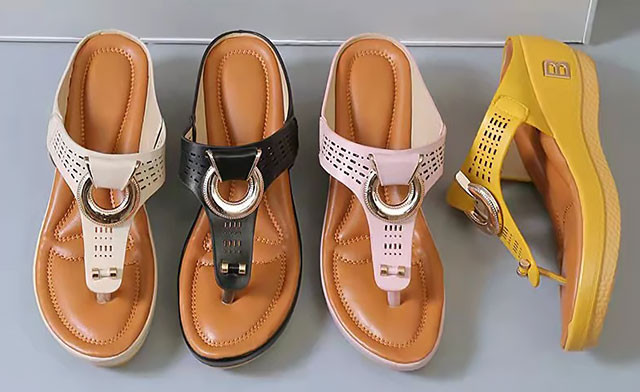 Image of $26.33 for Women's Boho Open Toe Wedges (a $67.99 value)