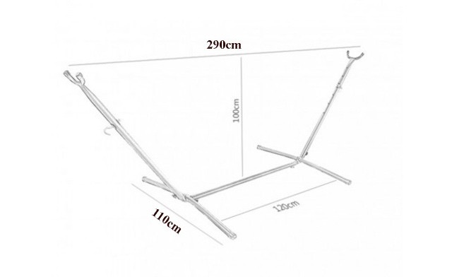 Image of $97.49 for a 2-Person Hammock w/ Steel Stand and Carrying Case (a $229 Value)