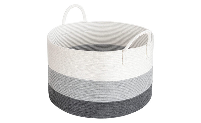 Image of $17.73 for a Woven Cotton Rope Basket (a $72.50 Value)