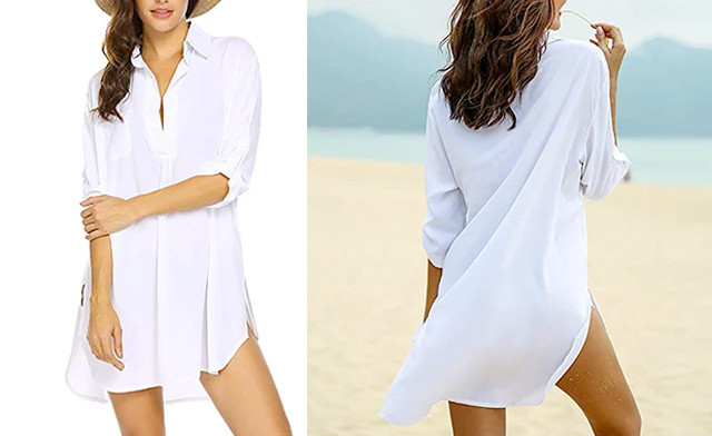 Image of $23.92 for a Lightweight Summer Shirtdress (a $65 Value)