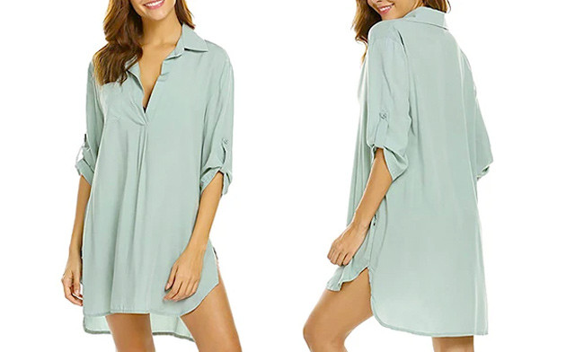 Image of $23.92 for a Lightweight Summer Shirtdress (a $65 Value)