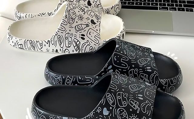 Image of $30.90 for a Pair of Doodle Slides (a $55 Value)